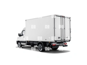 Промтоварный фургон (плакметалл) на базе шасси Sollers Atlant L4 3.5т